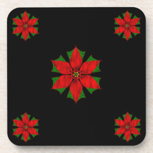 Posavasos Poinsettias bonitos