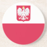 Posavasos Poland Flag<br><div class="desc">Patriotic flag of Poland.</div>