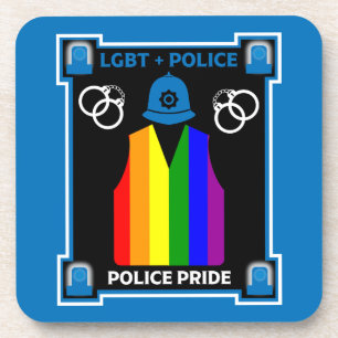 Posavasos Policía del Orgullo Gay LGBT+