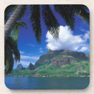 Posavasos Polinesia Francesa, Moorea. Bahía de Cooks. Verde