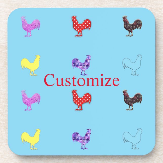 Posavasos Pollo Hens Thunder_Cove (Frente)