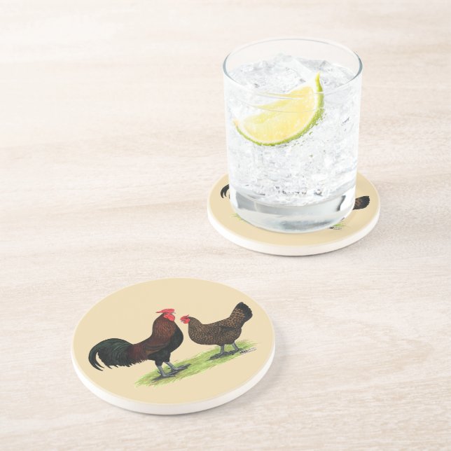 Posavasos Pollos de engala (Lado)