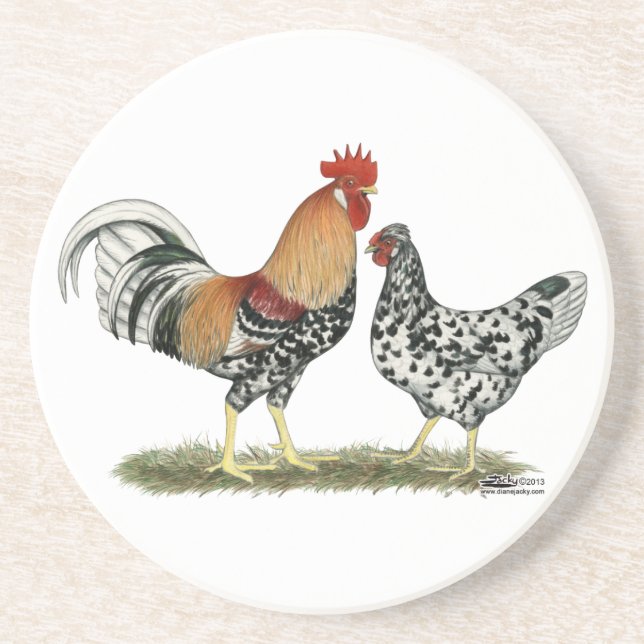 Posavasos Pollos islandeses (Frente)