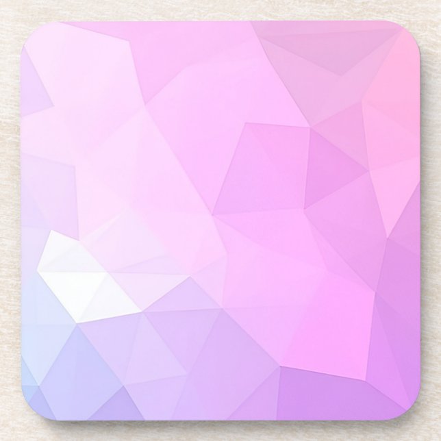 Posavasos Polygonal Geometric Shapes Plastic Coaster Set (Frente)