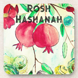 Posavasos Pomegranate Rosh Hashanah Fruit Shana Tova