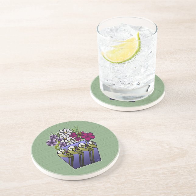 Posavasos Ponente de opinión Lily Vase Sandstone (Lado)