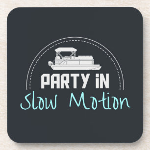Posavasos Pontoon Party en cámara lenta
