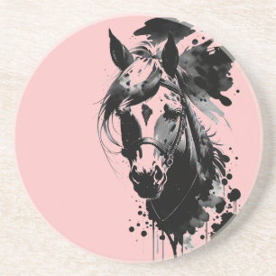 Posavasos Pony espiritual 3 rosa