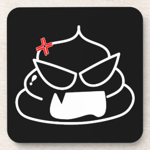 Posavasos Poop enojado - Brootsch the PooPoo