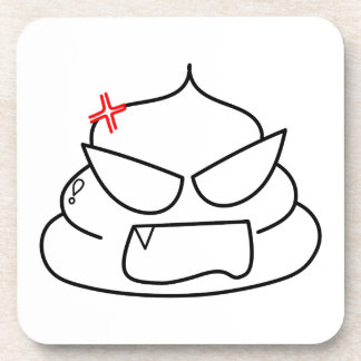 Posavasos Poop enojado - Brootsch the PooPoo