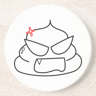Posavasos Poop enojado - Brootsch the PooPoo