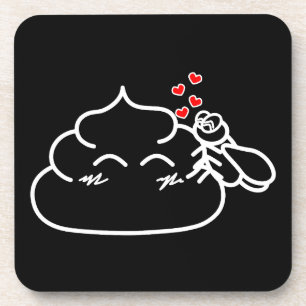 Posavasos Poop in Love - Brootsch the PooPoo
