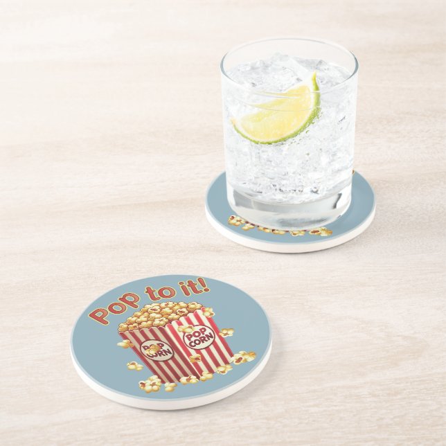 Posavasos Poppin' con Style - "¡Pídele!" (Lado)