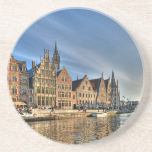 Posavasos Por la noche en Gent