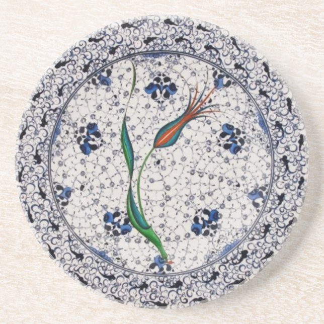 Posavasos Porcelana antigua del otomano del estilo (Frente)