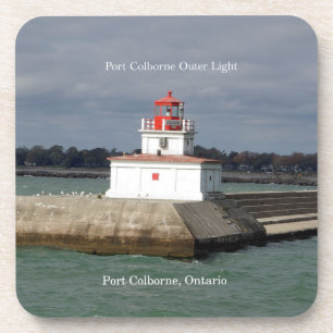 Posavasos Port Colborne Luz exterior 6 copos de plástico