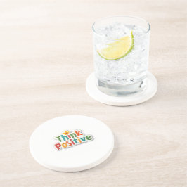 Posavasos Porta Copos Arenito  Think Positive