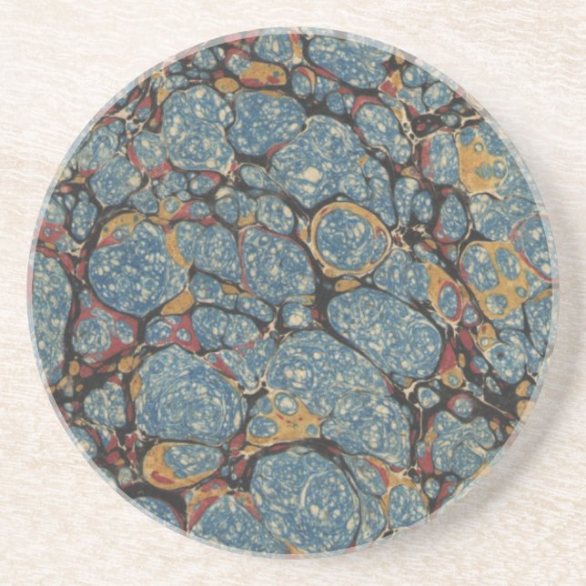 Posavasos Portada de libros antiguos y gastados (Frente)