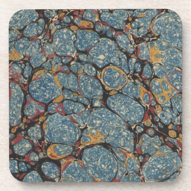 Posavasos Portada de libros antiguos y gastados (Frente)