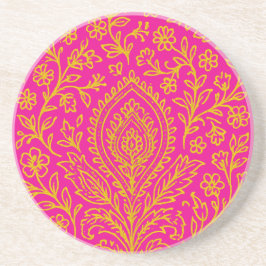 Posavasos Portátil de impresión floral personalizada de pais