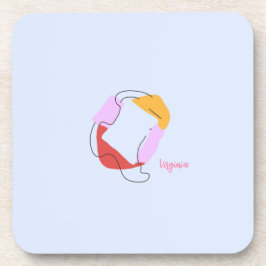 Posavasos Portavasos de forma abstracta