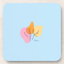 Portavasos de forma abstracta