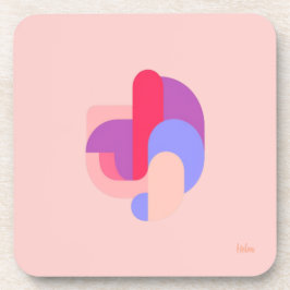 Posavasos Portavasos de Forma Abstracta