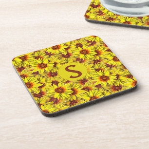 Posavasos Portavasos de plástico de girasol