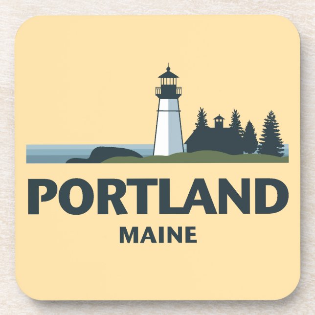 Posavasos Portland Maine Estados Unidos (Frente)