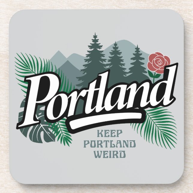 Posavasos Portland Oregon (Frente)
