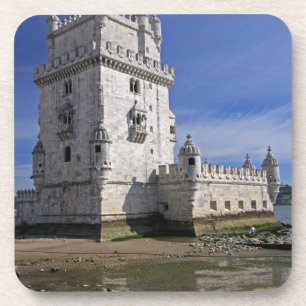 Posavasos Portugal, Lisboa. Torre de Belem, un Patrimonio de