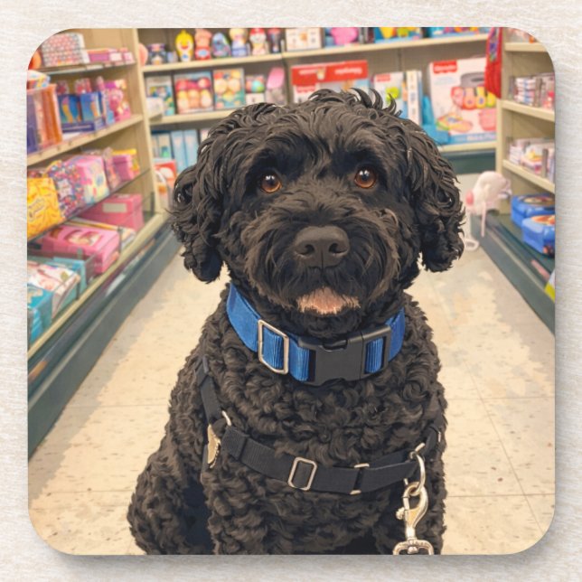 Posavasos Portuguese Water Dogs Anime Anemi Coasters Set 6 (Frente)