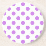Posavasos Pos de Lilac y de polka blanca<br><div class="desc">Pos de Lilac y de polka blanca</div>