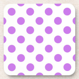 Posavasos Pos de Lilac y de polka blanca