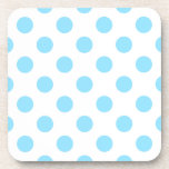 Posavasos Pos de polka azul y blanco<br><div class="desc">Pos de polka azul y blanco</div>