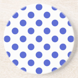 Posavasos Pos reales de polka azul
