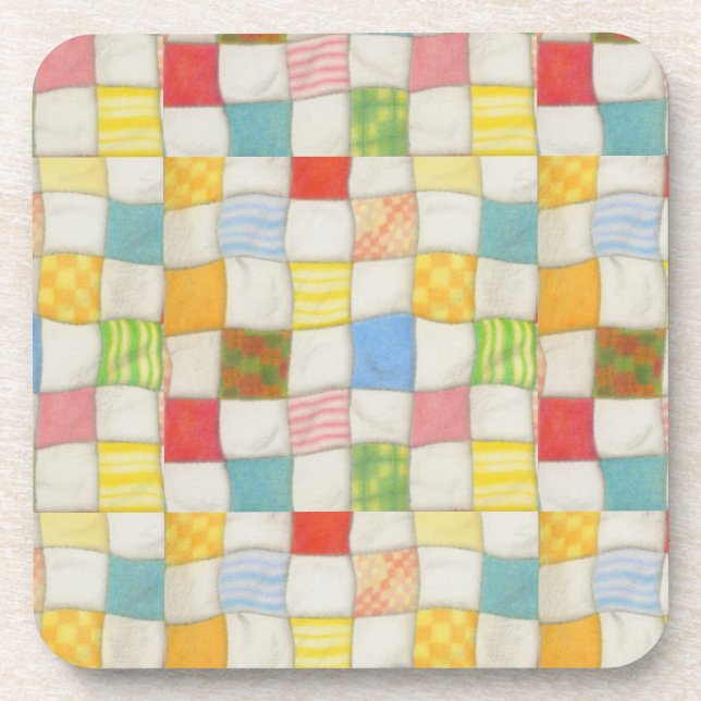 POSAVASOS POSA VASOS DE PLÁSTICO DURO PARA “CRAZY QUILT” (Frente)