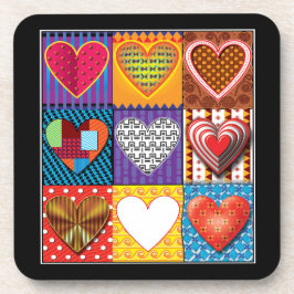 Posavasos Posavasos. Modernas placas de plástico de patrón c