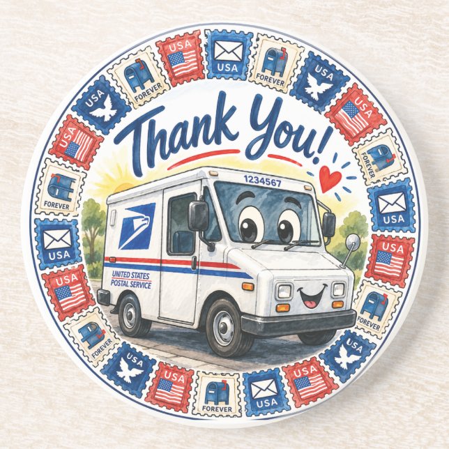 Posavasos Postal Workers Appreciation  (Frente)