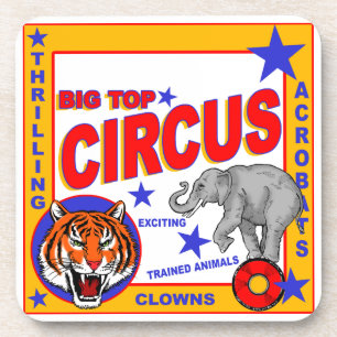 Posavasos Poster de circo de época
