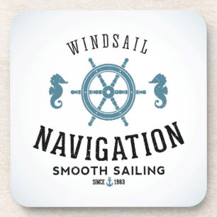 Posavasos Poster de la navegación de Windsail