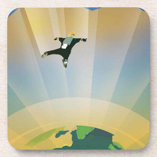 Posavasos Poster Del Espacio Retro-La Gravedad De Una SuperT (Frente)