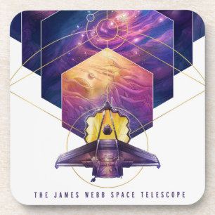 Posavasos Poster del Telescopio Espacial James Webb.