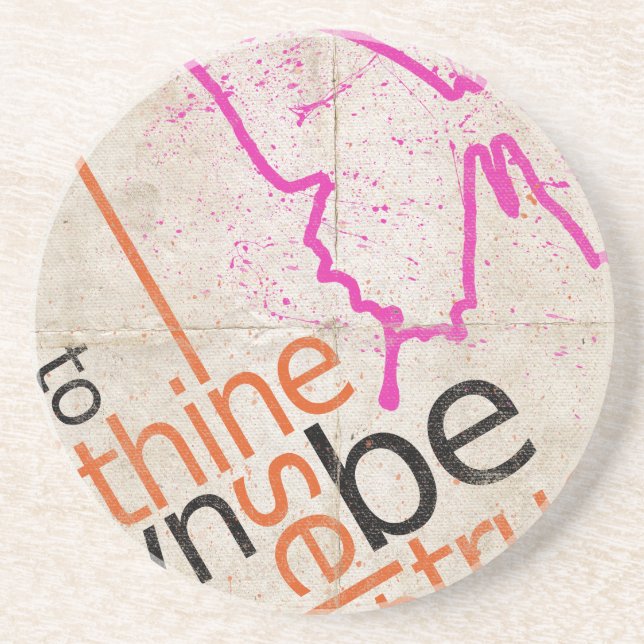 Posavasos Poster motivacional (Frente)