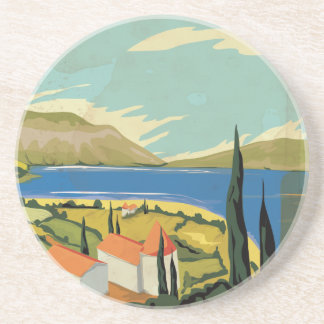 Posavasos Póster vintage de Italia