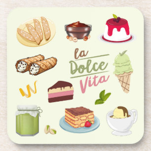 Posavasos Postres Dulces Italianos