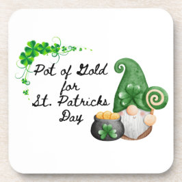 Posavasos Pot of Gold for St Patricks Day on a
