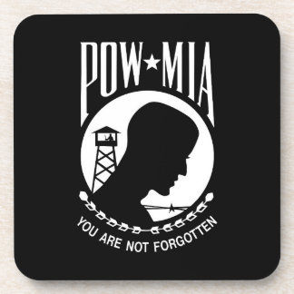 Posavasos POW MIA Héroes militares estadounidenses prisioner