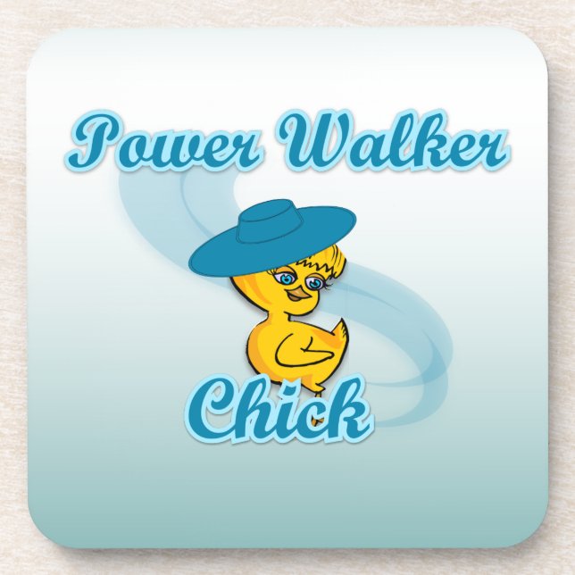 Posavasos Power Walker Chick #3 (Frente)