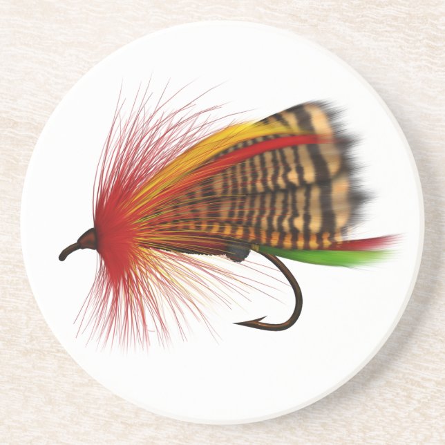 Posavasos Práctico de costa 1 de Flyfishers (Frente)